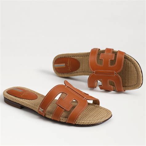 bay cutout slide sandal sam edelman vs hermes|Sam Edelman bay sandals.